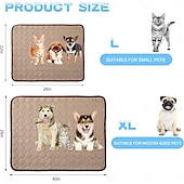 abordables Tapis de Refroidissement-Tapis rafraîchissant pour chien - lit rafraîchissant instantané pour chien &amp;chats non toxiques &amp;tapis rafraîchissant antidérapant lavable en machine pour l&#039;intérieur &amp;utilisation en voyage