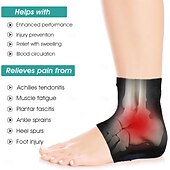 cheap Personal Care &amp; Health-3 Pairs Moisturizing Heel Socks Ventilate Gel Heel Open Toe Socks Soft Silicone Socks for Dry Hard Cracked Skin Breathable Reusable SPA Foot Protector Day Night Care Skin Black