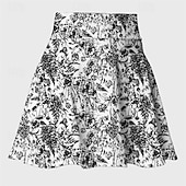 abordables Jupes et skorts pour femmes-Femmes Graphique Jupes de tennis Jupes de tennis avec shorts Taille haute Séchage Rapide Respirant Tennis Le golf Pickleball Noir Jaune Bleu Vêtements de tennis