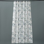 cheap Shower Curtains-PEVA Shower Curtain Bath Curtain Waterproof Mildew Proof Green Leaf Pattern, Including Hooks 180x180cm 70&quot;x70&quot;