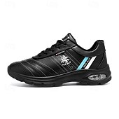 preiswerte Sneaker für Herren-weiße Sport-Sneaker für Herren mit rotem Akzent und leichtem Design – sportlich, stylisch, ideal für Freizeit und Sport