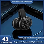 abordables Écouteurs Bluetooth sans fil-Écouteurs à clip ouverts Bluetooth 5.3 Z28 – Écouteurs TWS véritable sans fil avec micro faible latence son HiFi design léger crochets d&#039;oreille pour le sport compatible iOS/Android