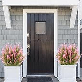 olcso Műnövények és virágok-műlevendula virág, műanyag modern kortárs szabálytalan asztali virágdekoráció, egyedi design otthoni irodába, stílusos műnövény kompozíció