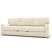 cheap Sofa Cover-Sofa Cover Suitable For BÅRSLÖV Sofa Solid Color Quilted Polyester Slipcovers