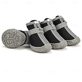 Недорогие Ботинки и защитники лап-обувь для собак больших, маленьких и средних пород - дышащие ботинки для собак летом, для защиты лап на жарком асфальте, для прогулок на улице зимой, для снега, противоскользящие резиновые ботинки для