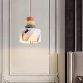 preiswerte Pendelleuchte-12 cm Hängelaternen-Design Pendelleuchte Marmor Galvanisiert Modern 110-120V 220-240V