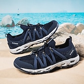 cheap Men&#039;s Sneakers-Men&#039;s Breathable Hiking Shoes with Cushioned Support, Slip-Resistant Sole and Quick-Dry Technology - Ideal for Adventure and Trekking