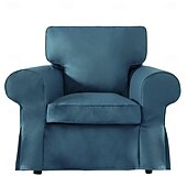 baratos Cobertura de Sofa-Capa de sofá impermeável adequada para sofá ektorp, capa acolchoada de cor sólida, adequada para animais de estimação