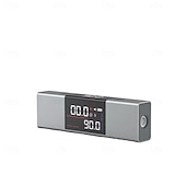 cheap Measuring Tools-Protractor Digital Inclinometer, Angle Measure L-as-er Ruler, with Bi-directional Red Light Marking, Dual-Screen Angle Finder, Multifunctional Device Precise Professional