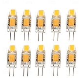 voordelige Ledlampen met twee pinnen-G4 led-lampen 2W T3 JC G4 bi-pin basis led-lamp AC/DC 12V 15W G4 halogeenlamp vervanging 0705 COB licht wit warm wit 10 stuks