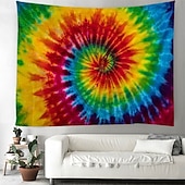 preiswerte Kunst Wandteppiche-Juni Pride Monat Regenbogen Krawatte Farbstoff hängen Wandteppich Wandkunst große Wandteppich Wandbild Dekor Fotografie Hintergrund Decke Vorhang Haus Schlafzimmer Wohnzimmer Dekoration