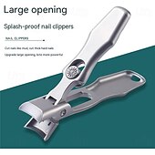 cheap Bathing &amp; Personal Care-Toe Nail Clippers for Thick Nails, Sharp Nail Clippers Wide Mouth Toenail Clippers Seniors Super Sharp Stainless Steel Nail Clippers for Men Women