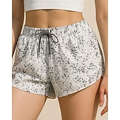 baratos Saias e Skorts Femininos-Mulheres Saias de tênis com shorts Com Cordão Respirável Secagem Rápida Ioga Tênis Pickleball Cor Sólida Local Preto Branco Cinzento Elastano Roupas de tênis