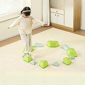 cheap Outdoor Activity-Kids Tactile Reef Stepping Stones - Sensory Integration Training River Crossing Stones for Ages 3-4