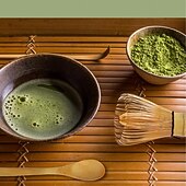 abordables Ustensiles et gadgets de cuisine-Ensemble de fouets à matcha, fouet japonais en bambou Chasen, cuillère à thé et cuillère à thé, ensemble chashaku, ensemble de fouets pour la cérémonie du thé vert