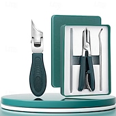 preiswerte Persönliche Pflege &amp; Gesundheit-Nagelknipser mit abgeschrägtem Adlerschnabel, langer Griff, breite Backenöffnung, spritzwassergeschützter, abgeschrägter Nagelknipser, drei Sets abgeschrägter Adlerschnabel-Nagelknipser, für dicke