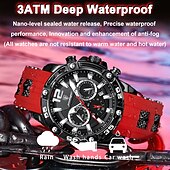 cheap Quartz Watches-912 New Multi functional Fashion Luxury Men&#039;s Waterproof Night Light Watch Silicone Strap Quartz Men&#039;s Watch