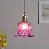 economico Luci a sospensione-15 cm Design di Lanterna a Sospensione Forme Geometriche Lampada a sospensione Rame Vetro Stile Artistico Stile Vintage Stile Classico Ottone Vintage Ispirato alla Natura 110-120V 220-240V