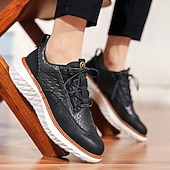 economico Sneakers Casual-scarpe da ginnastica da uomo blu in maglia con lacci, design elegante e suola ammortizzata per camminare, correre e l'uso quotidiano