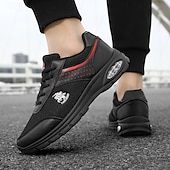 cheap Men&#039;s Sneakers-Men&#039;s White and Grey Running Sneakers with Breathable Upper and Air Cushion - Sporty, Comfortable, Perfect for Running, Gym and Outdoor Activities