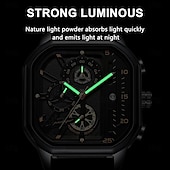 baratos Relógios Quartz-992 novo relógio masculino multifuncional à prova d&#039;água com luz noturna e esportes ao ar livre relógio de quartzo masculino