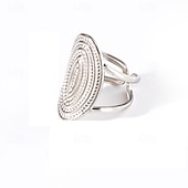 abordables Bracelets et bracelets rigides-Bague / Anneaux For Femmes Quotidien Fête Date Acier