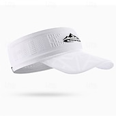 tanie Akcesoria odzieżowe do tenisa-Daszek sportowy do tenisa Daszek przeciwsłoneczny Damskie Niejednolita całość Litera Regulowany Ochrona przeciwsłoneczna UV Oddychający na Bransoletka tenisowa Bejsbol Bieganie Lato Czarny Biały