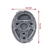 お買い得  水やり用-プール用フローティングドリンクホルダー、フローティングカバナバー、大人用ホットタブドリンクホルダー、インフレータブルプールアクセサリー