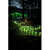 economico Striscie luci a batteria-1 corda luminosa da campeggio per esterni, 3 m/5 m/10 m, impermeabile IP66, corda antivento per tenda con 8 modalità di illuminazione, design durevole e vano batteria impermeabile AA.