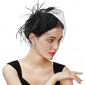halpa Juhlahatut-fascinator-hattu, huntu, höyhen, fascinator-teetuoksu, morsiushuntu, retrohattu, rasiahattu, derby-hatut naisille