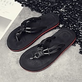 billiga Semester Sandaler-Herrbruna flip-flops i repstil med vadderad sula – bohemiskt inspirerade sommarsandaler för kustpromenader, stränder och vardagsbruk