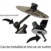 お買い得  イベントとパーティー用品-車のクラッシュシンバル、車の通気口用ドラムクラッシュシンバル、音楽愛好家のための簡単なクリップオンミニシンバル、運転をより楽しく、あらゆるタイプの車両に適しています