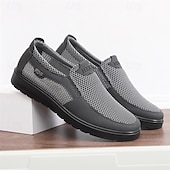 ieftine Pantofi casual slip-on-Adidași respirabili din plasă pentru bărbați - adidași ușori și confortabili pentru un stil de viață activ și aventuri de zi cu zi