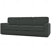 cheap Sofa Cover-Sofa Cover Suitable For BÅRSLÖV Sofa Solid Color Quilted Polyester Slipcovers