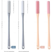 cheap Bathing &amp; Personal Care-Toe Cleaning Brush, Toe Gap Cleaning Brush Long Handle,Silicone Foot Scrubber for Shower,Feet Cleaner Scrub Foot Care for Seniors,Elderly, Men and Women
