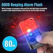 abordables Lampes de poche-Lampe torche LED petite et puissante, ultra lumineuse, 1 000 lm, porte-clés, 365 nm, UV, rouge, vert, bleu, mini lampe torche de poche, aimant latéral, bip sonore, 14 modes