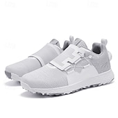 cheap Men&#039;s Golf Shoes-Men&#039;s White Golf Shoes with Multi-Traction Sole - Lightweight, Breathable Design for Outdoor Sports
