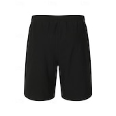 abordables Día festivo-Hombre Pantalón corto Pantalones cortos de lino Pantalones cortos de verano Pantalones cortos de playa Bolsillo Correa Cintura elástica Plano Comodidad Transpirable Corto Vacaciones Festivos Playa