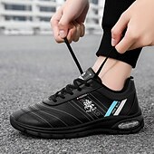 preiswerte Sneaker für Herren-weiße Sport-Sneaker für Herren mit rotem Akzent und leichtem Design – sportlich, stylisch, ideal für Freizeit und Sport