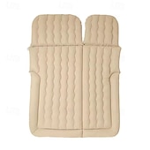 abordables Fundas de asiento para coche-Colchón inflable portátil para viajes en SUV, colchón inflable para coche, colchón para acampar con 2 almohadas, cojín para acampar al aire libre.