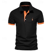 levne Pánské sportovní polo-Pánské polo tričko s krátkým rukávem, 2 ks, ležérní, s klopou, pohodlné, s ozdobným potiskem &amp;vyšívané základní letní polo tričko regular fit