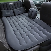 baratos Capas para bancos de automóveis-colchão de ar inflável para carro, assento traseiro, cama, colchão de ar inflável para carro com bomba, assento traseiro engrossado, cama de viagem para acampamento em viagem