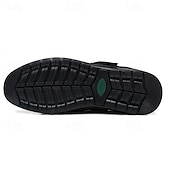 baratos Sandálias de vestir-Men's Sandals Walking Casual PU Leather Breathable Comfortable Slip Resistant Buckle Black Brown Summer Spring Fall