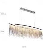 olcso Függőfények-85 cm-es, többernyős izzóval, csillár, arany színű függőlámpa, fémsziget, olajjal dörzsölt bronz, elegáns &amp;modern luxus tűzijáték 110-120v 220-240v
