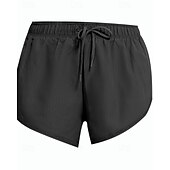 baratos Saias e Skorts Femininos-Mulheres Saias de tênis com shorts Com Cordão Respirável Secagem Rápida Ioga Tênis Pickleball Cor Sólida Local Preto Branco Cinzento Elastano Roupas de tênis