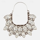 abordables Boucles d&#039;oreilles-Femmes Boucle d&#039;Oreille Créoles Classique Précieux Panier de fleurs ancien Mignon Personnalisé Diamant Imitation Des boucles d&#039;oreilles Bijoux Argent Pour Mariage Soirée Cadeau Quotidien 1 Paire