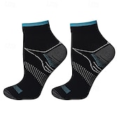 abordables Soins Personnels &amp; Santé-5 paires de chaussettes de compression courtes pour hommes et femmes, chaussettes de course à pied avec soutien de la voûte plantaire, support élastique du fascia sportif pour la salle de sport,
