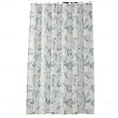 cheap Shower Curtains-PEVA Shower Curtain Bath Curtain Waterproof Mildew Proof Green Leaf Pattern, Including Hooks 180x180cm 70&quot;x70&quot;