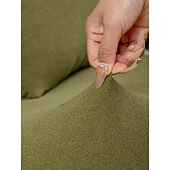 economico Copridivano-Copridivano jacquard da 1 pezzo, resistente all&#039;usura, elastico, in pelle scamosciata, tinta unita, di alta qualità, universale, per tutte le stagioni, spesso, antiscivolo.