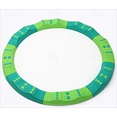 baratos Atividade ao Ar Livre-Jogos de chão Montessori para áreas internas/externas - prancha de equilíbrio com design circular para crianças &amp;brinquedo de ponte de madeira para condicionamento físico pré-escolar &amp;treinamento de